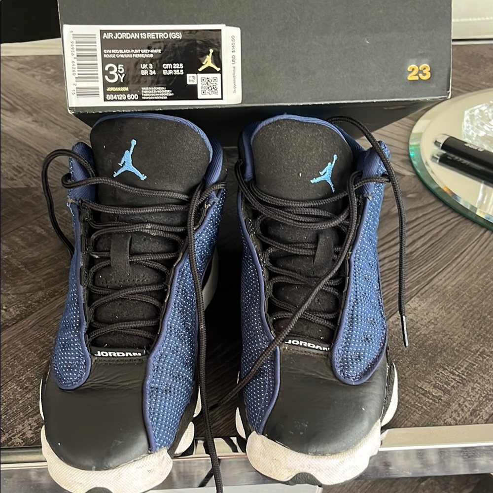 Air Jordan 13 Retro Kids - Black and Blue